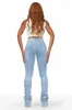 Stargirl Med. Wash Rhinestone Super Stacked Jean sold by Rockstar Original