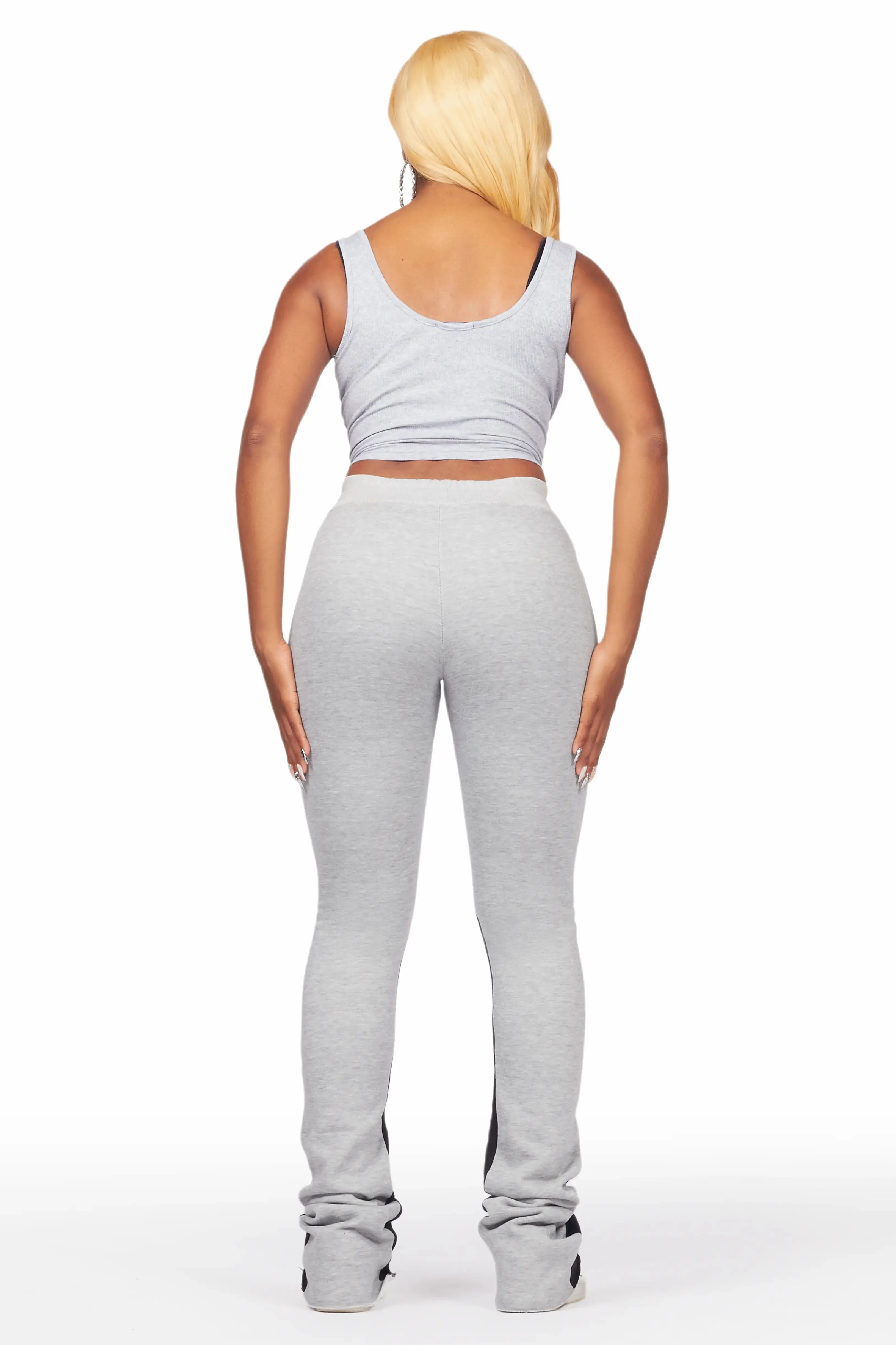 Brandee Grey Corset Super Stacked Trackset sold by Rockstar Original product image thumbnail 5