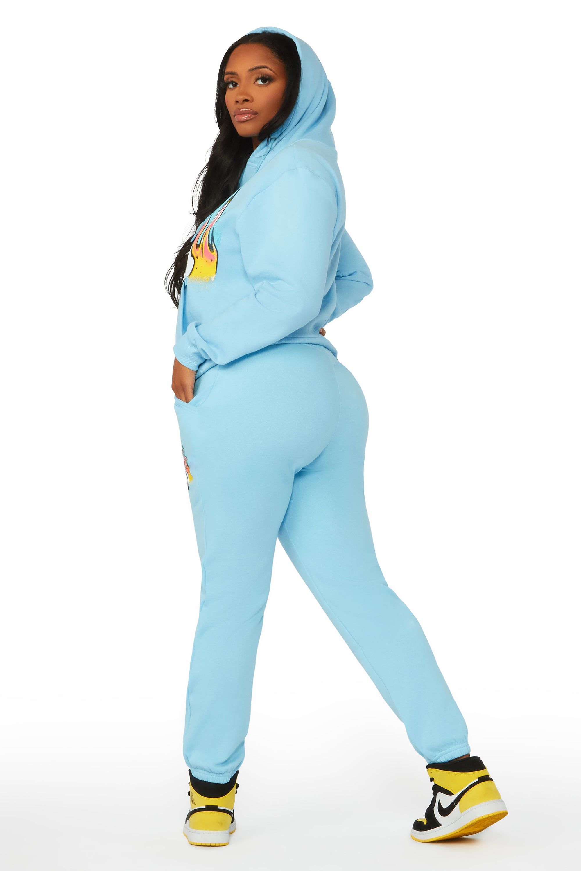 Above Average Baby Blue Trackset sold by Rockstar Original product image thumbnail 2