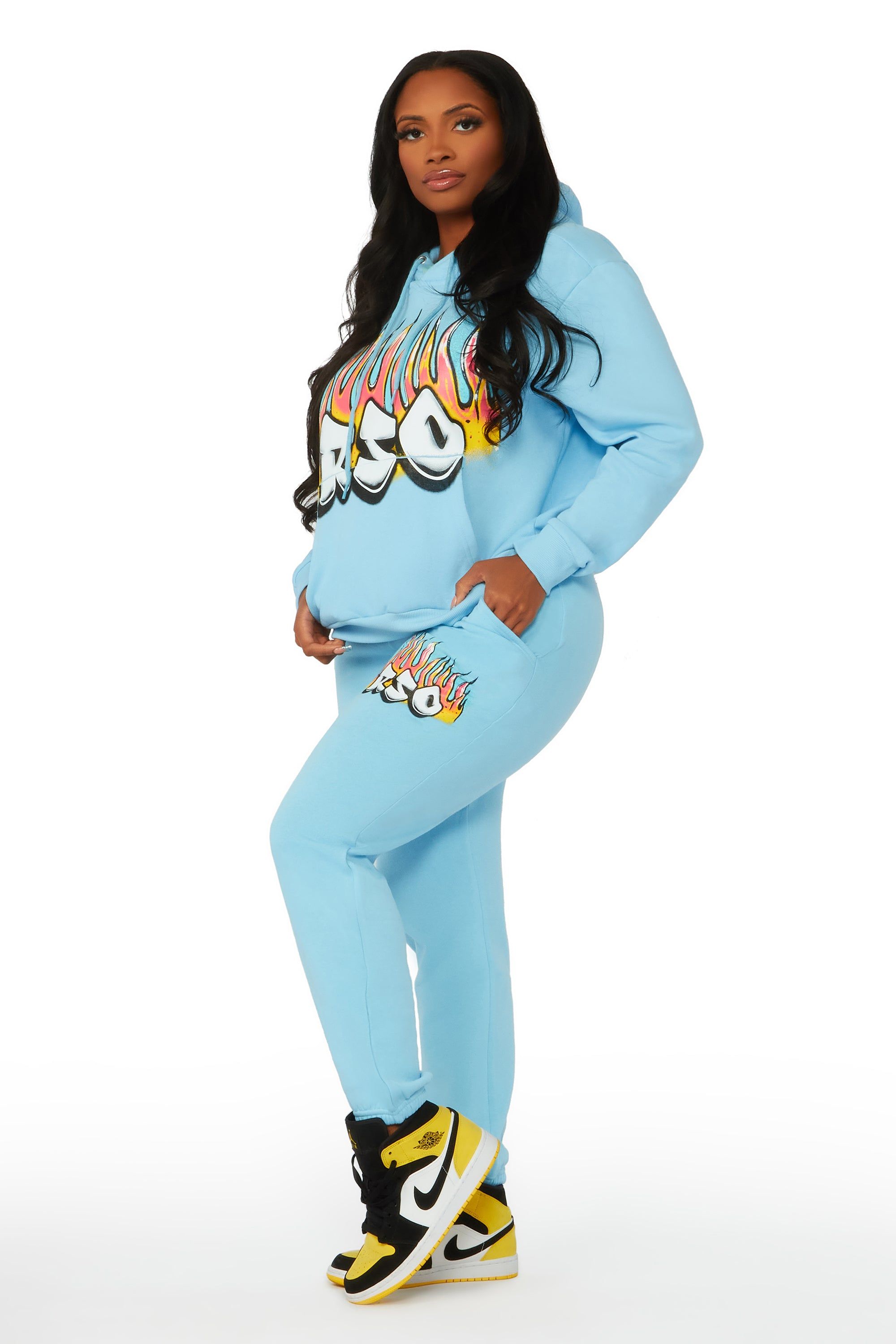 Above Average Baby Blue Trackset sold by Rockstar Original product image thumbnail 5