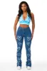Mrs. Steal Your Heart Med. Wash Super Stacked Jean sold by Rockstar Original
