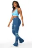 Mrs. Steal Your Heart Med. Wash Super Stacked Jean sold by Rockstar Original