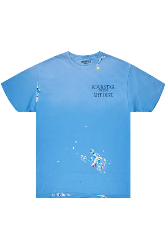 Palmer Light Blue Graphic T-Shirt sold by Rockstar Original