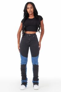 Harmony Black Super Stacked Jean sold by Rockstar Original