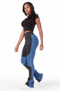 Harmony Black Super Stacked Jean sold by Rockstar Original
