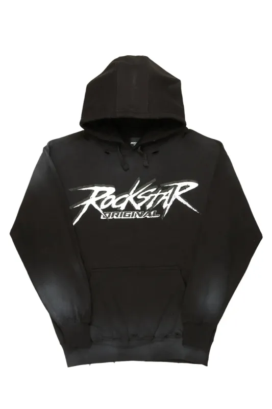 Raishas Black Oversized Hoodie made by Rockstar Original