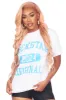 Jherrica White Oversized T-Shirt sold by Rockstar Original