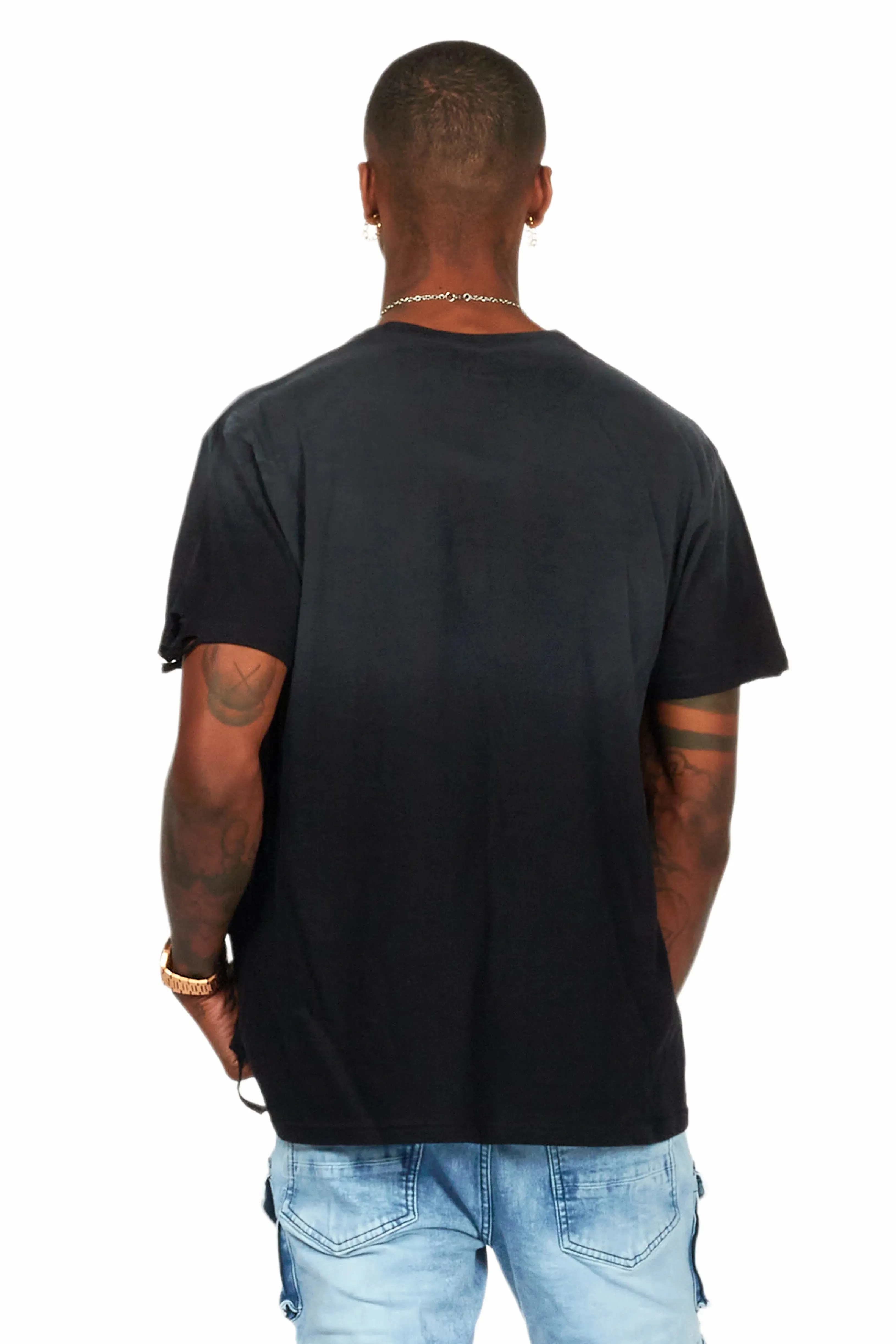 Inner Luv Black Oversized Graphic T-Shirt sold by Rockstar Original product image thumbnail 4