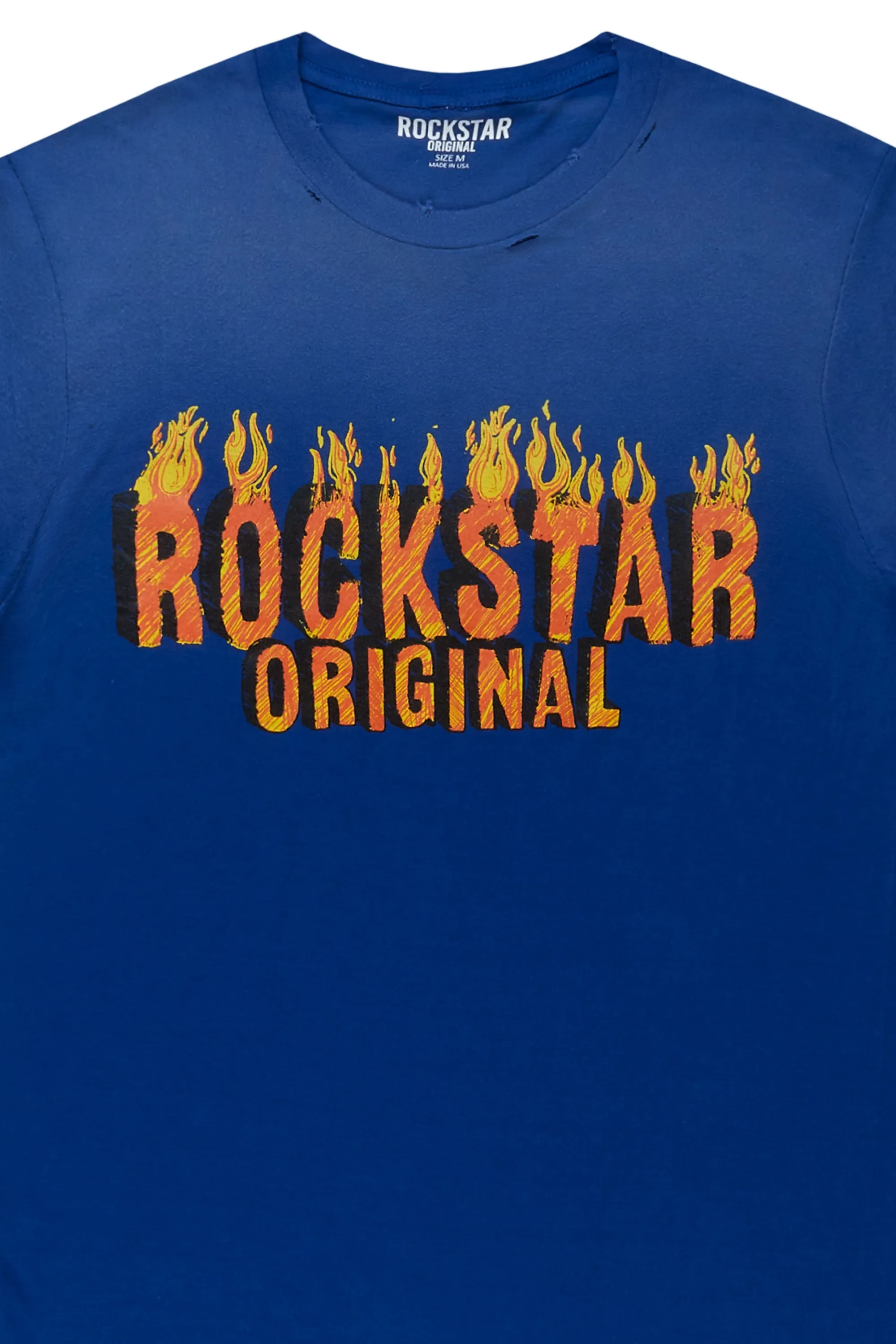 Peele Royal Blue Graphic T-Shirt sold by Rockstar Original product image thumbnail 2