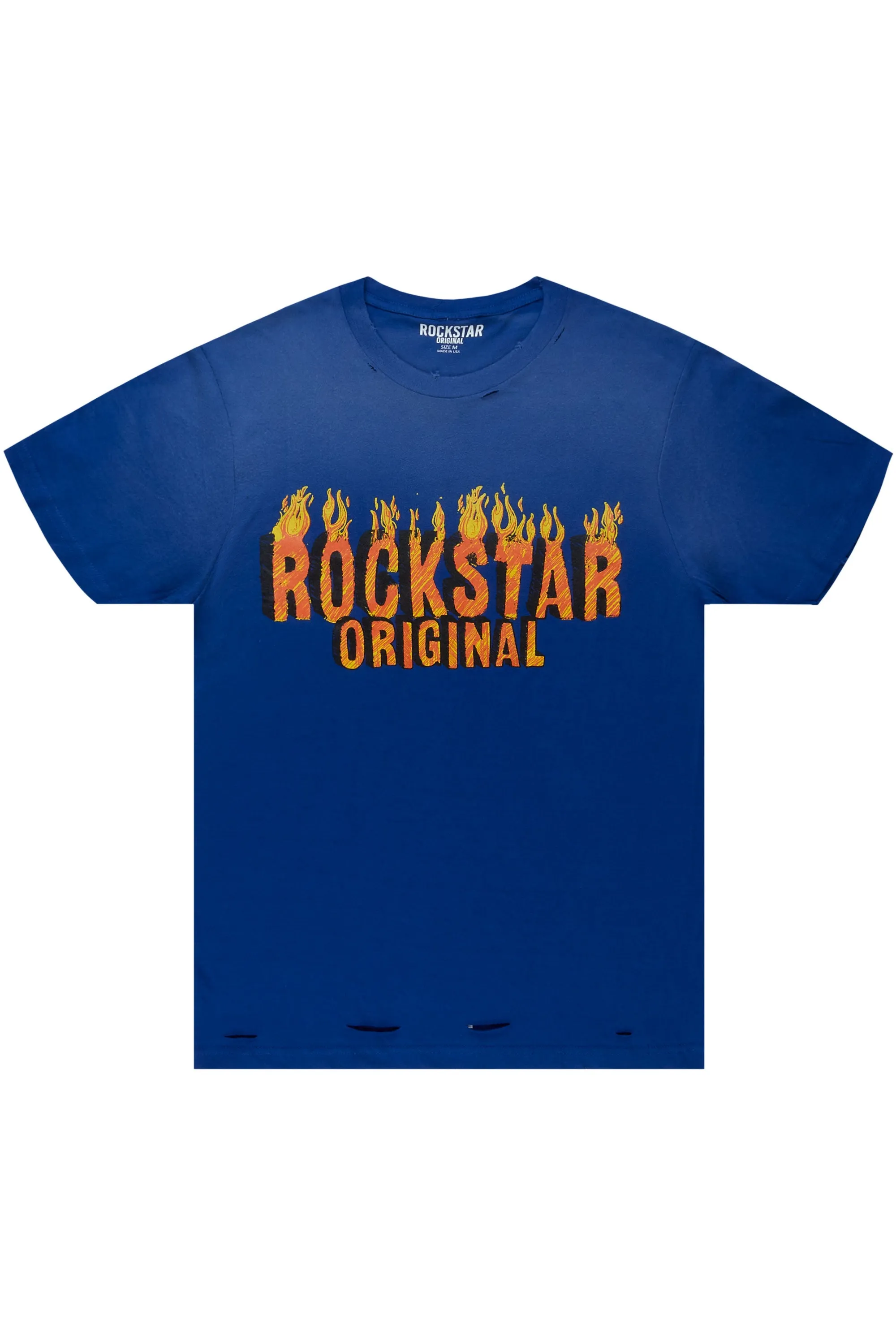 Peele Royal Blue Graphic T-Shirt sold by Rockstar Original