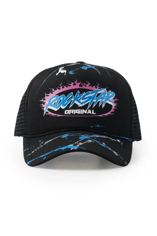 Hasani Black Graphic Trucker Hat sold by Rockstar Original