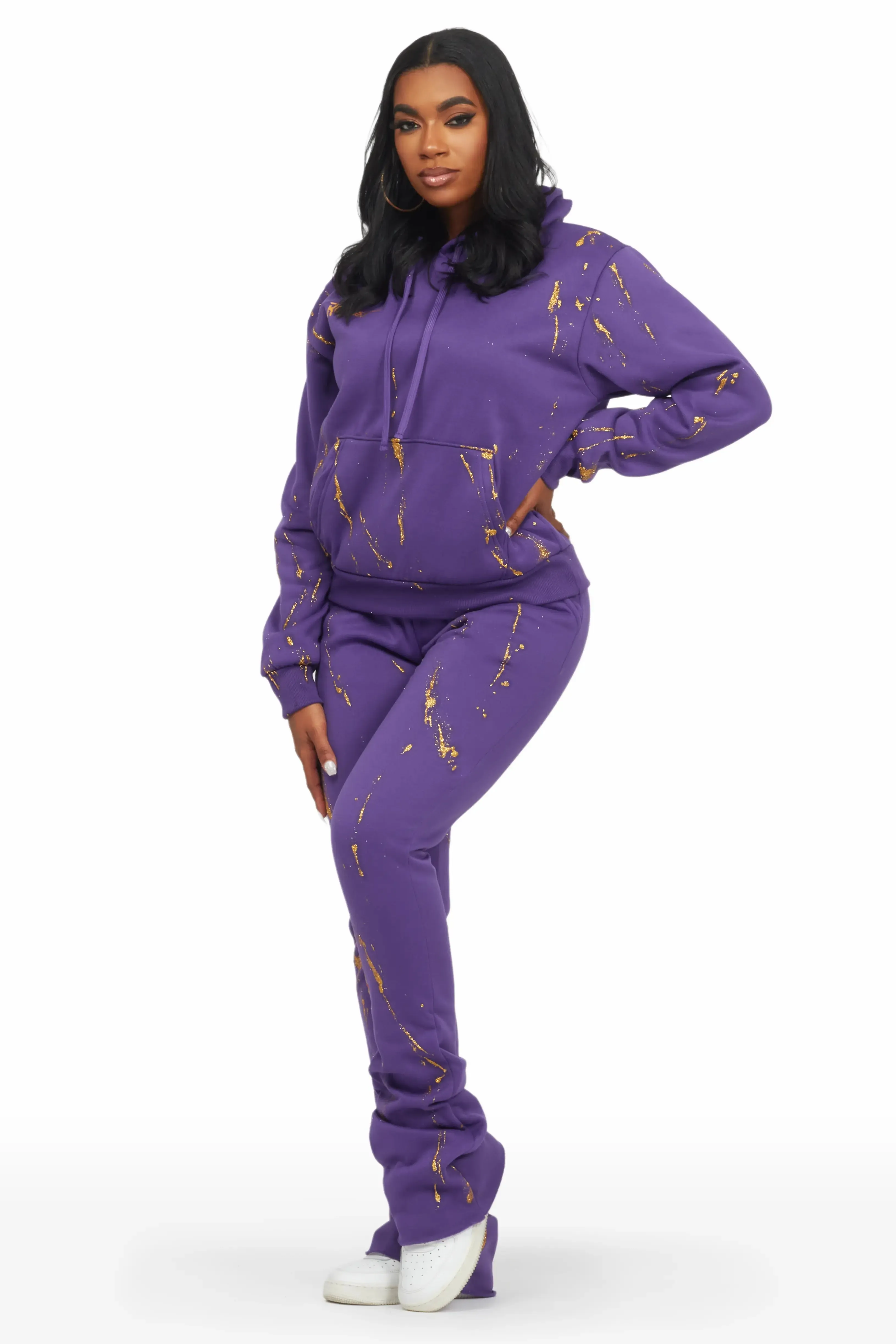 Alaina Purple Super Stacked Trackset sold by Rockstar Original product image thumbnail 4