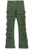 Arne Green Stacked Flare Jean sold by Rockstar Original