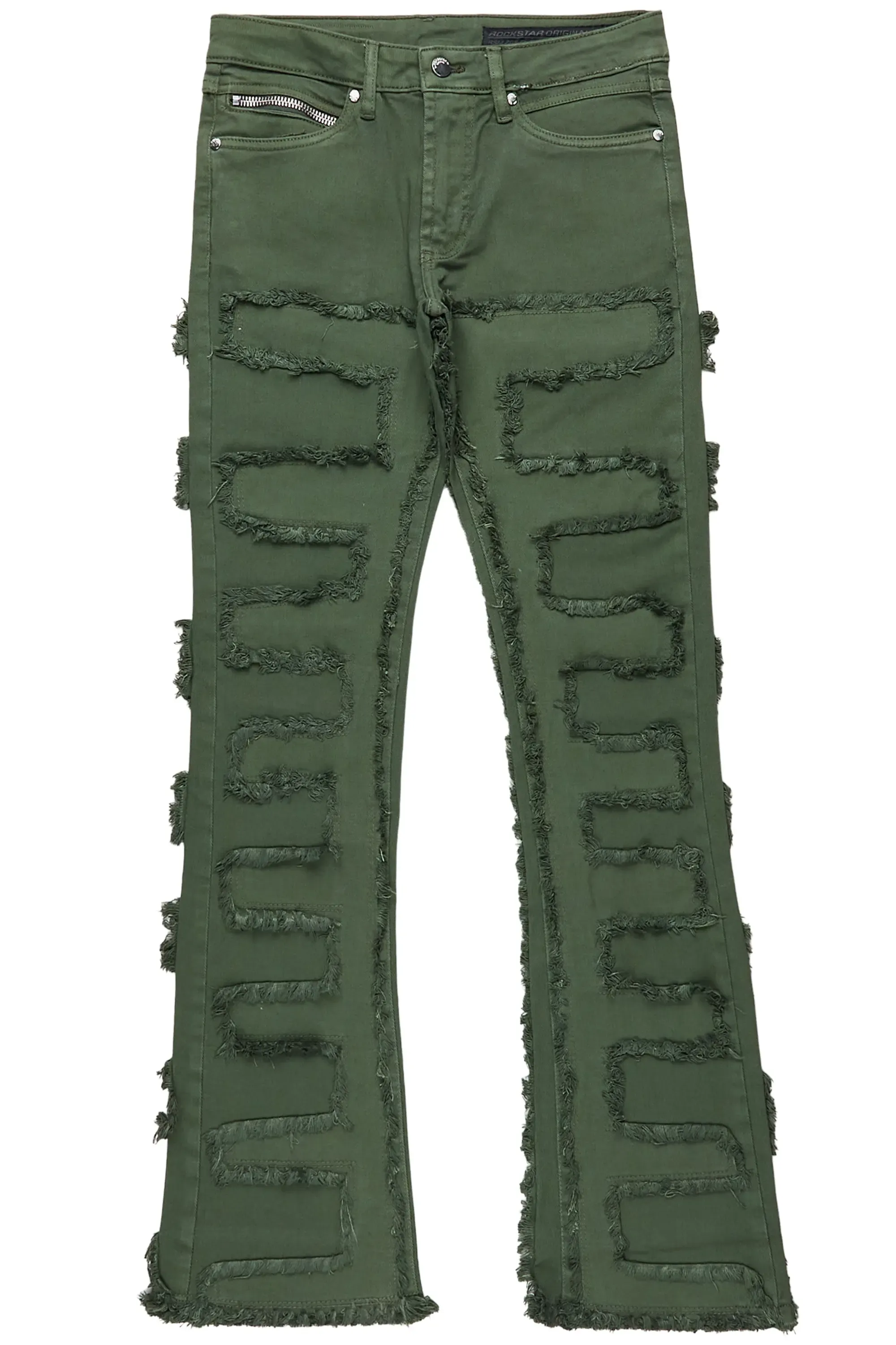 Arne Green Stacked Flare Jean sold by Rockstar Original product image thumbnail 2