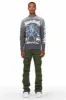 Arne Green Stacked Flare Jean sold by Rockstar Original