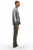 Arne Green Stacked Flare Jean sold by Rockstar Original