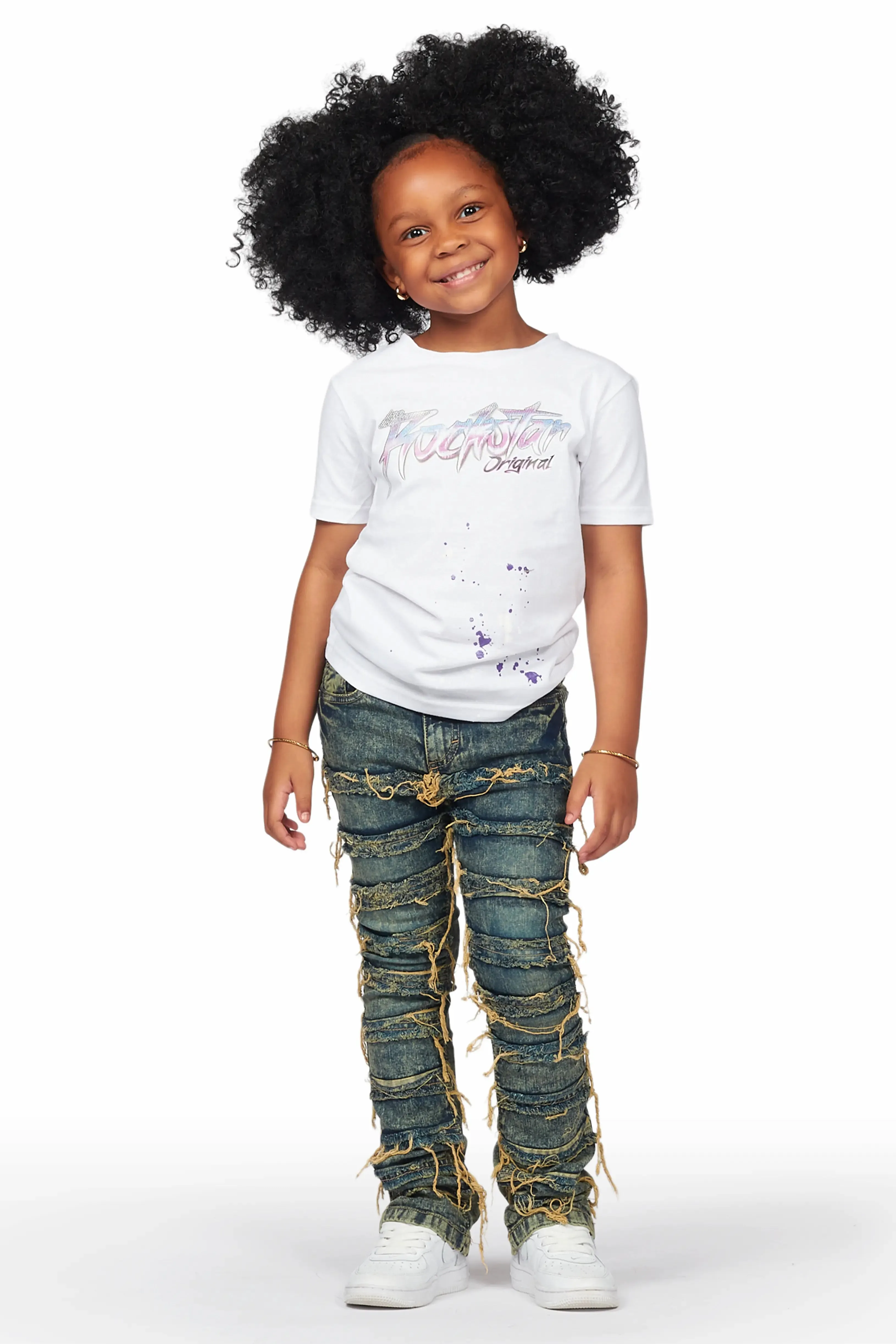 Necole White Mega Oversized T-Shirt sold by Rockstar Original product image thumbnail 3