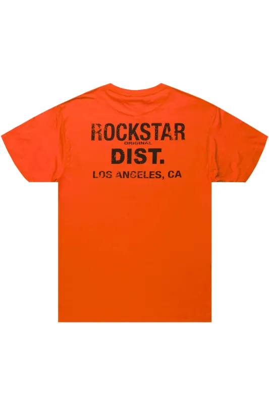 Dalasia Orange Oversized Tee sold by Rockstar Original