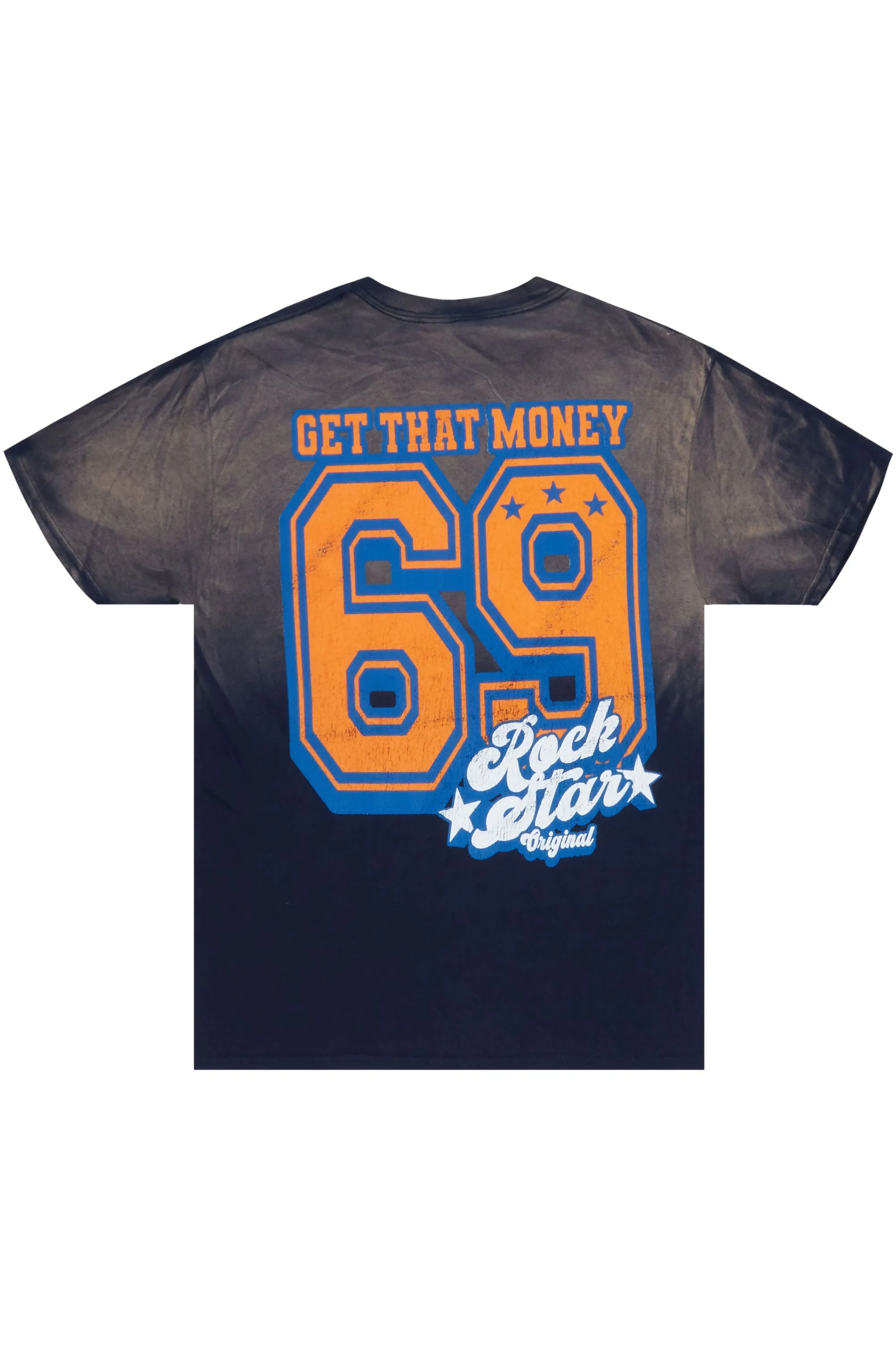 Pressiven Navy Graphic T-Shirt sold by Rockstar Original