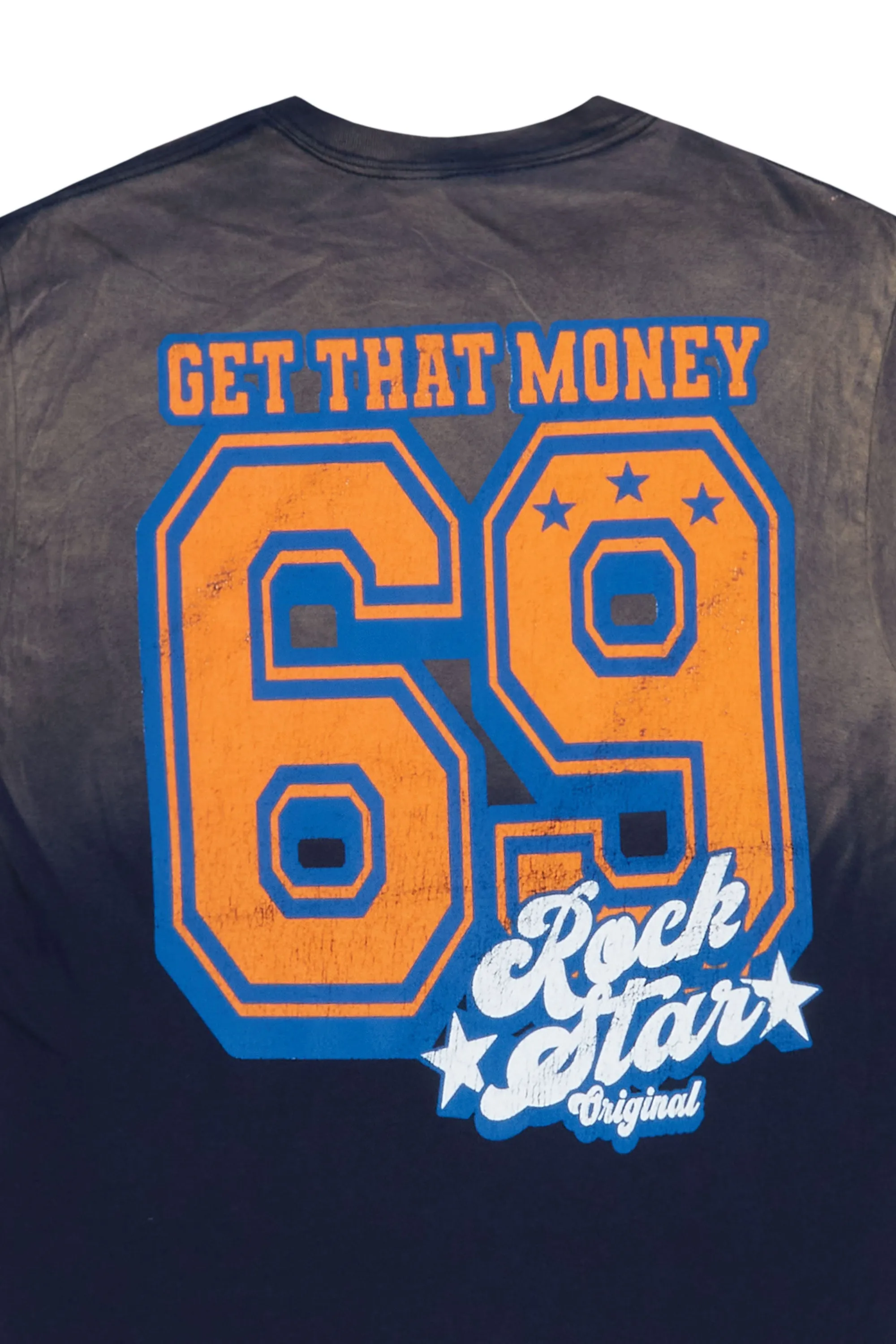 Pressiven Navy Graphic T-Shirt sold by Rockstar Original product image thumbnail 2