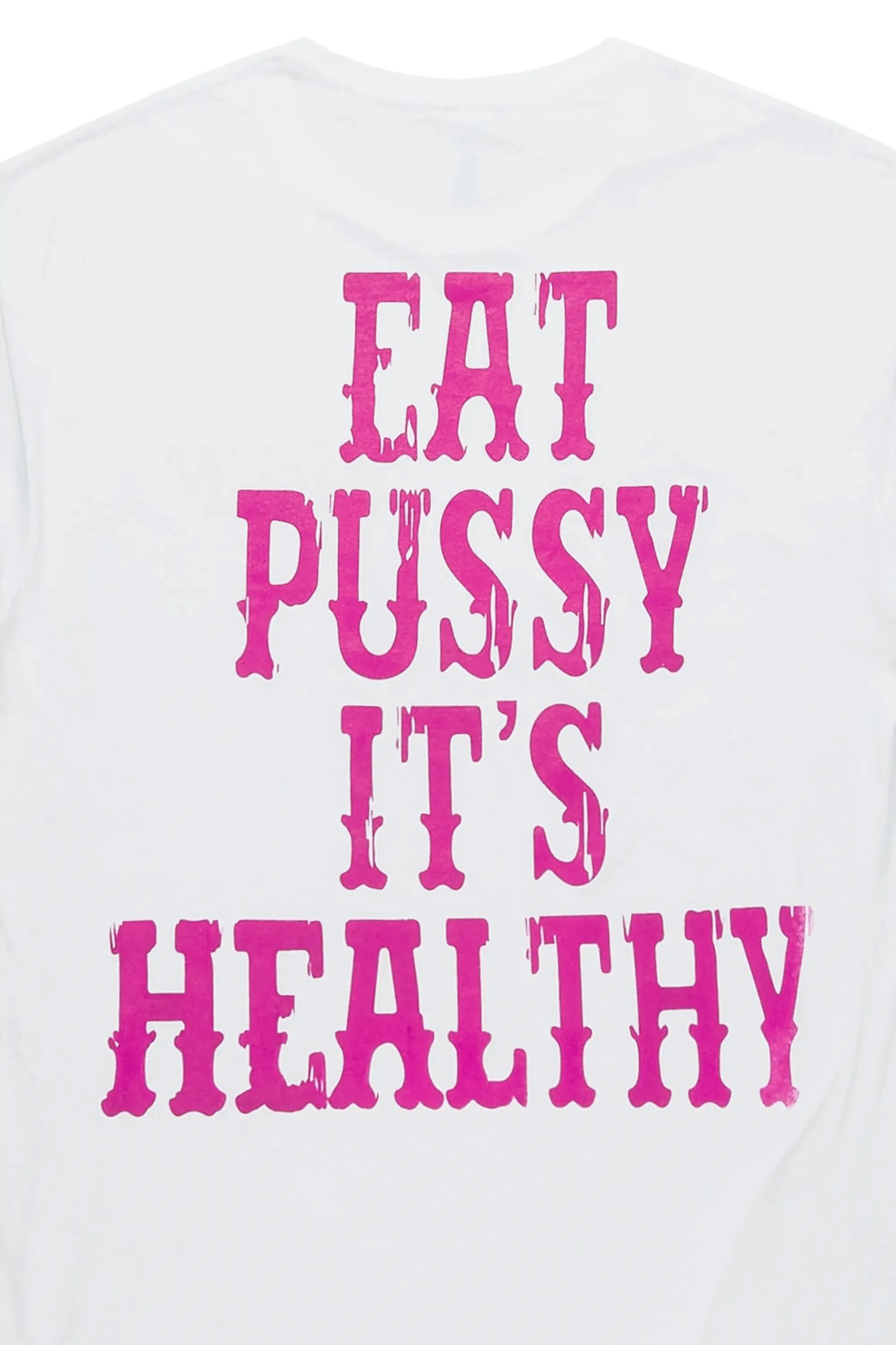 Posse White/Pink Graphic T-Shirt sold by Rockstar Original product image thumbnail 2