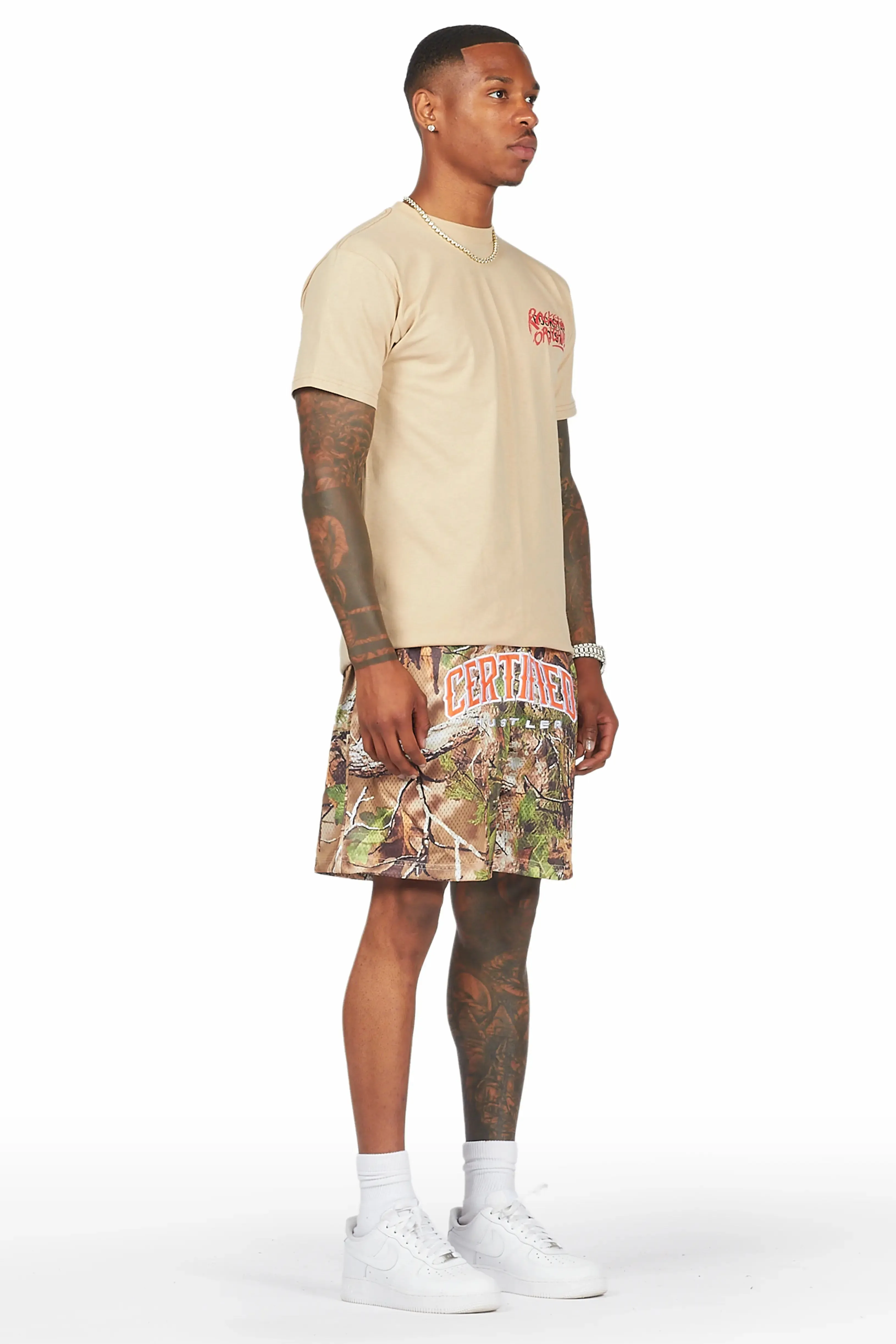 Ceri Olive Graphic Short sold by Rockstar Original product image thumbnail 3