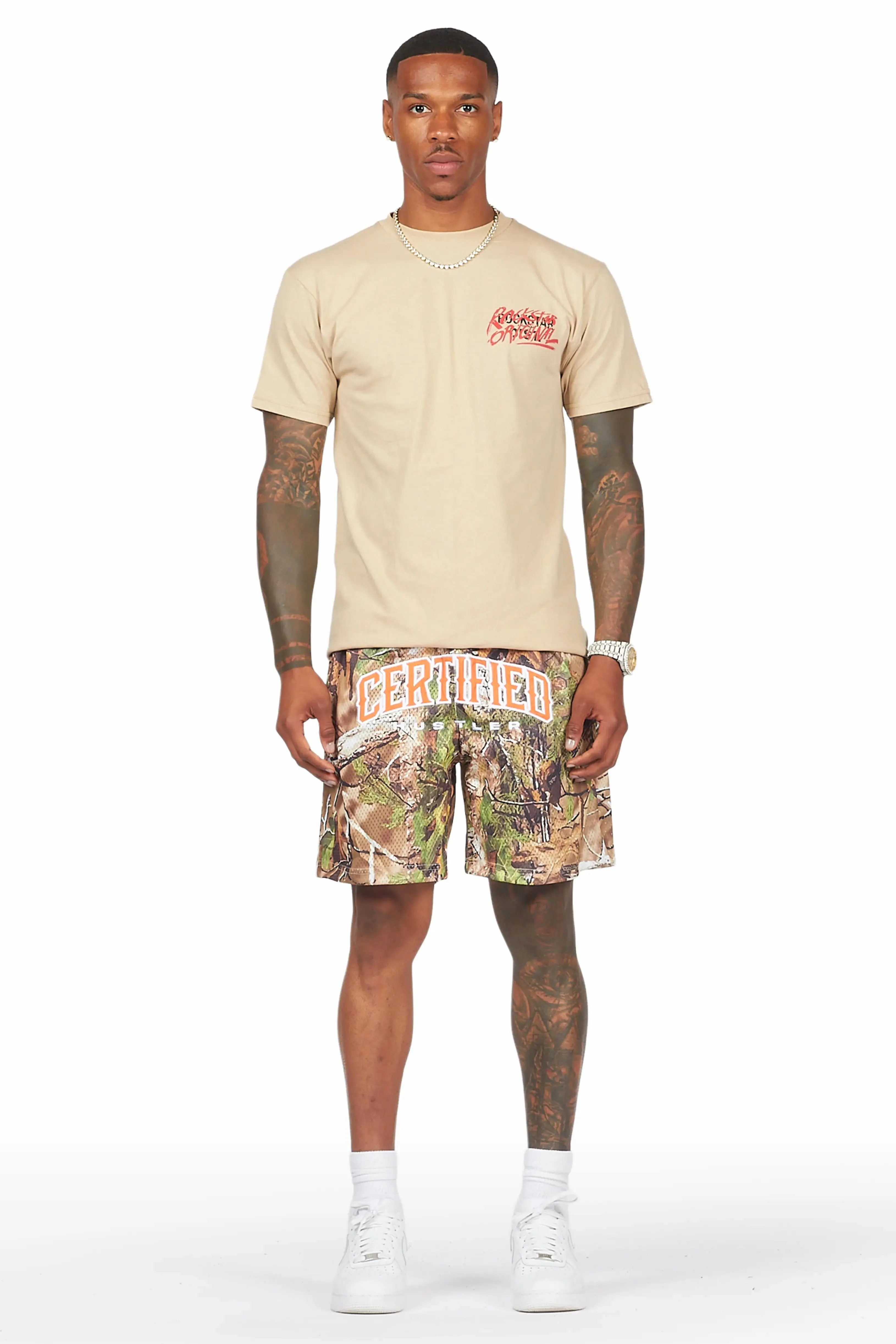 Ceri Olive Graphic Short sold by Rockstar Original product image thumbnail 2
