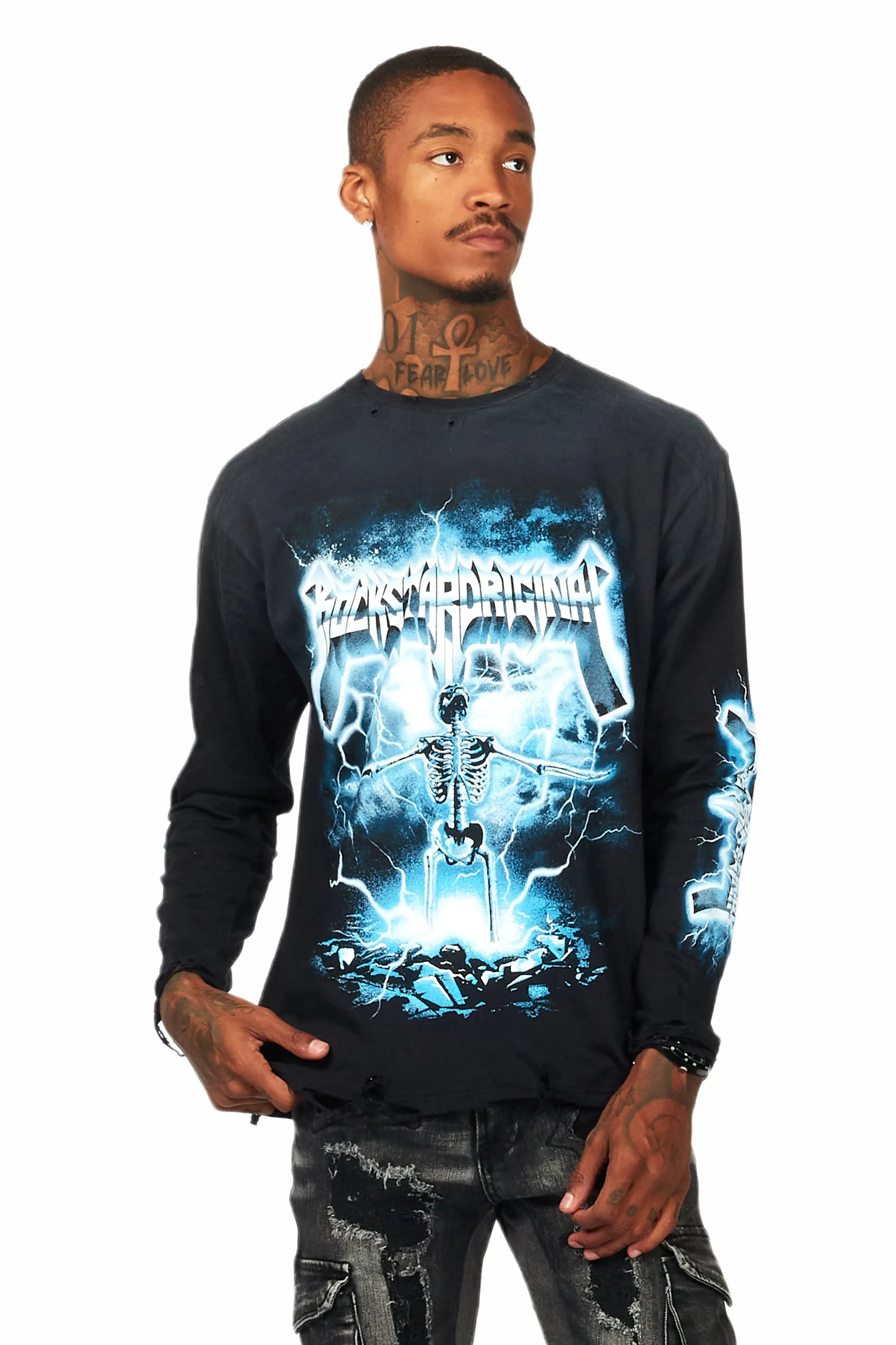 Florida Man Black Graphic Long Sleeve T-Shirt sold by Rockstar Original product image thumbnail 2