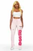 Toriauna Pink Stacked Track Pant sold by Rockstar Original