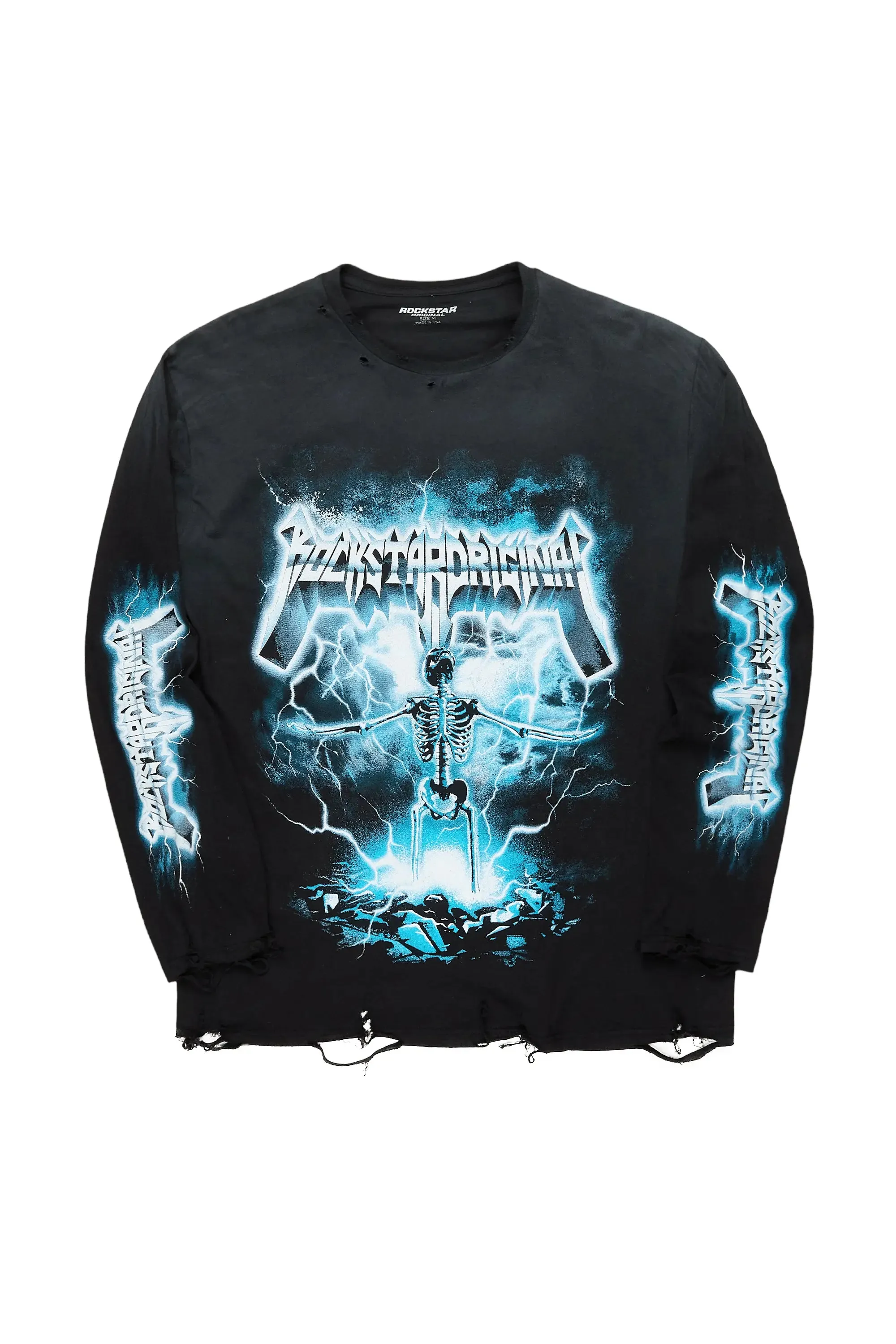 Florida Man Black Graphic Long Sleeve T-Shirt sold by Rockstar Original