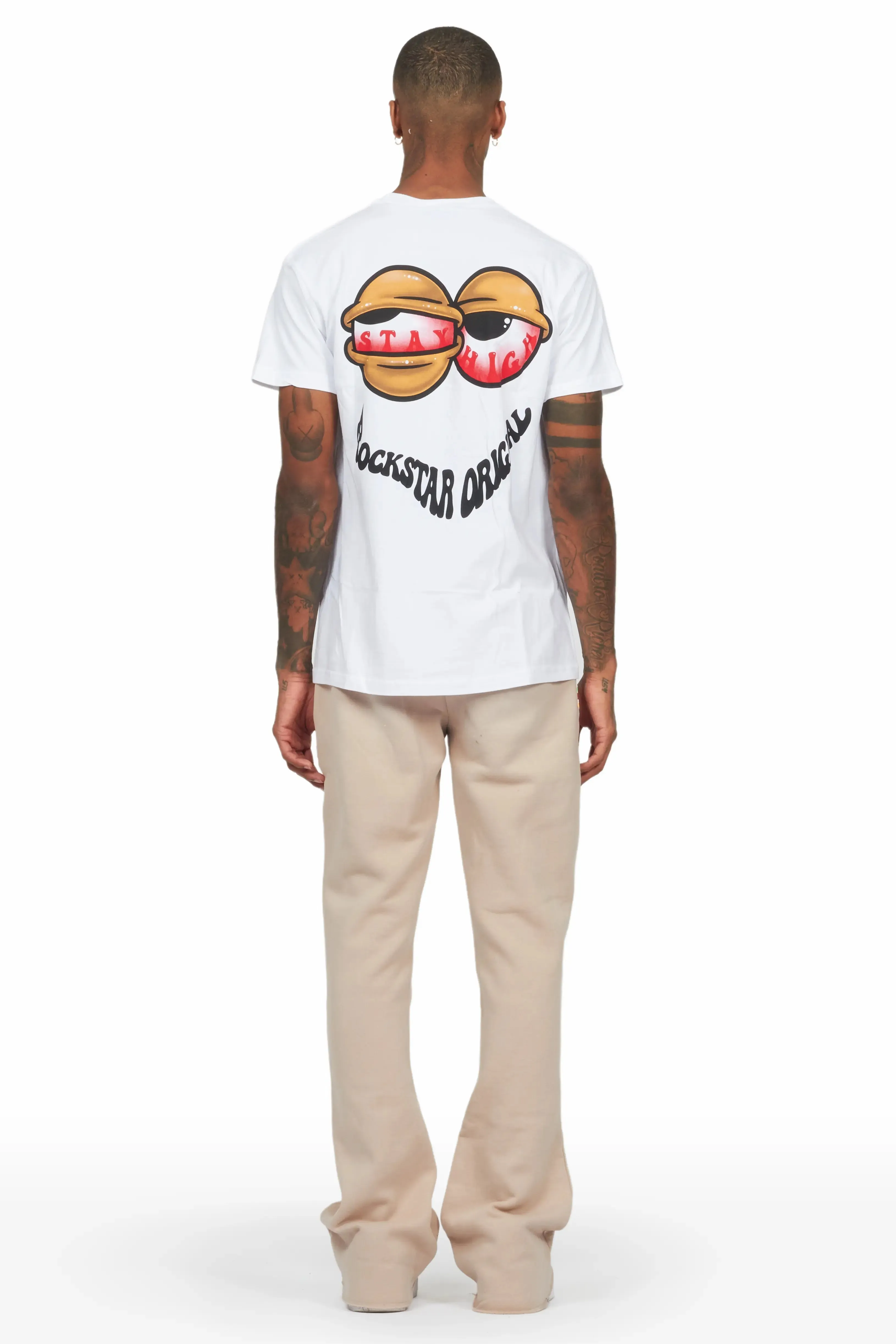 Rockstar Art Dist Tan Stacked Flare Pants sold by Rockstar Original product image thumbnail 5