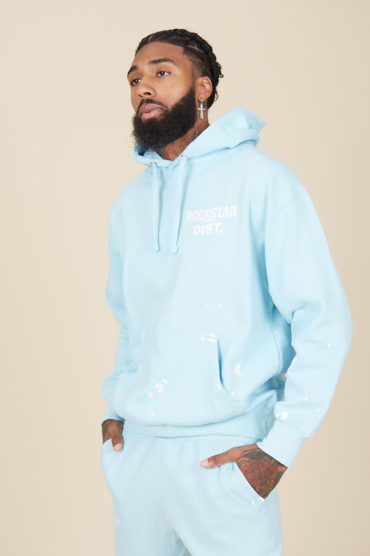 Raffer Baby Blue Hoodie/Super Stacked Flare Track Set sold by Rockstar Original product image thumbnail 4