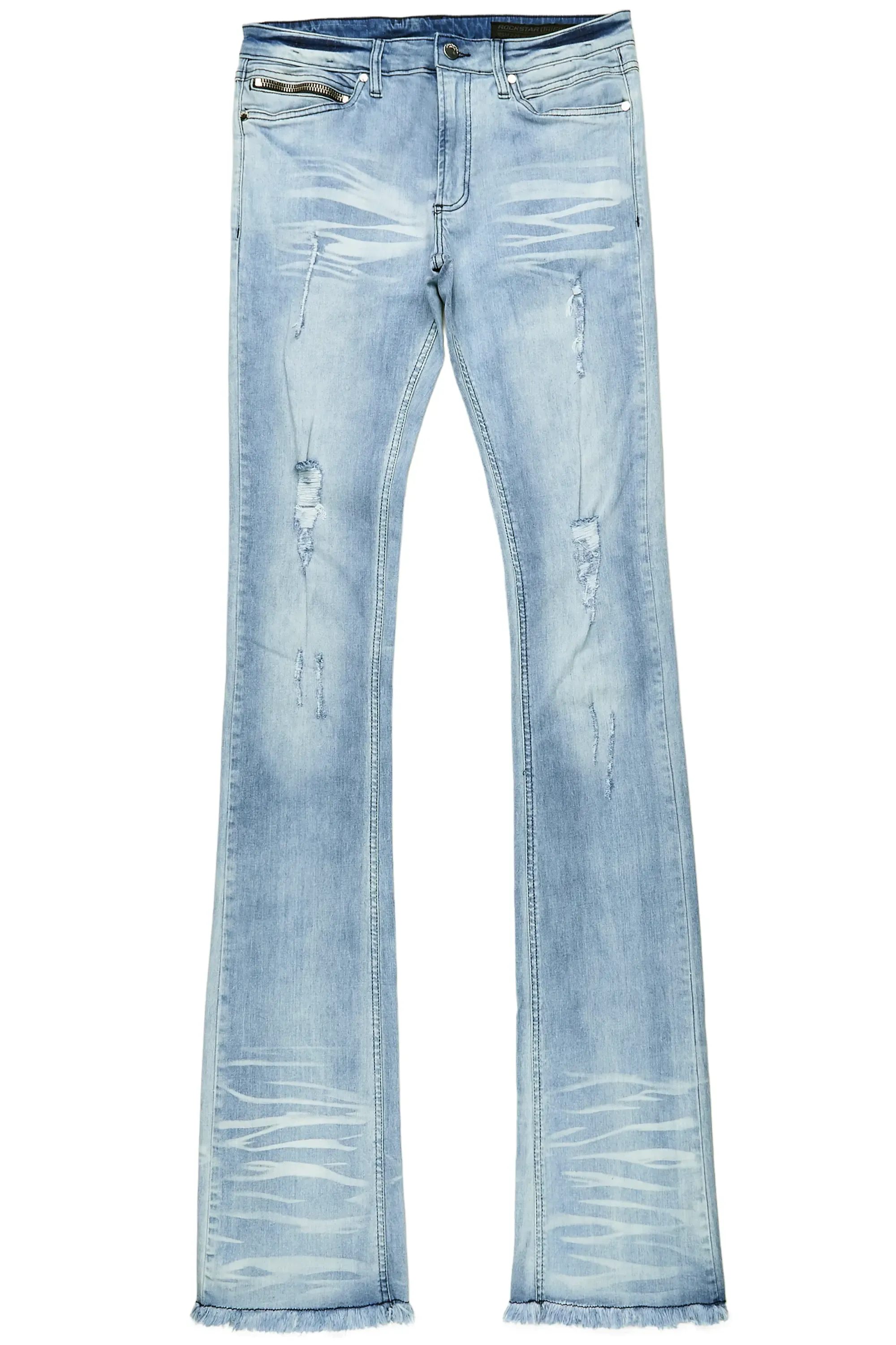 Faby Light Blue Super Stacked Flare Jean sold by Rockstar Original product image thumbnail 2