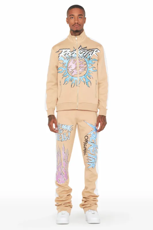 Dewey Beige Tricot Super Stacked Set sold by Rockstar Original