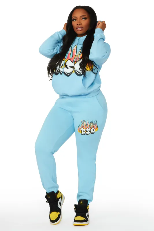 Above Average Baby Blue Trackset sold by Rockstar Original