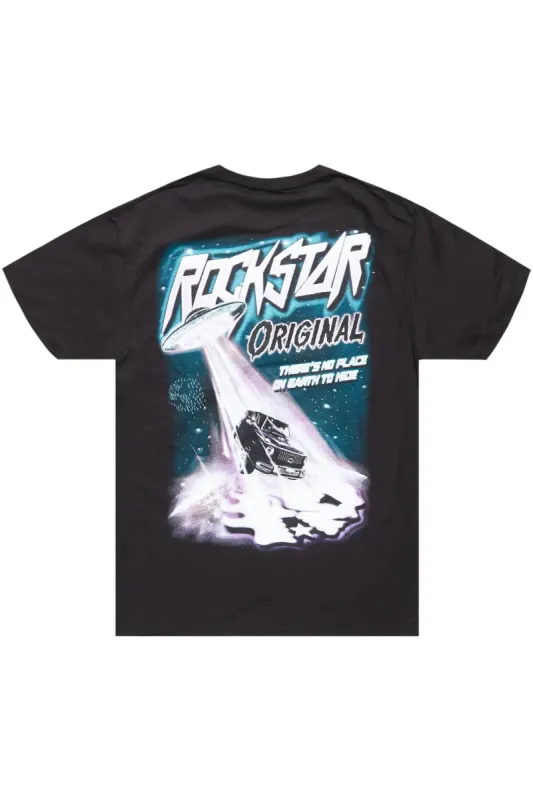 Darwin Black Graphic T-Shirt sold by Rockstar Original