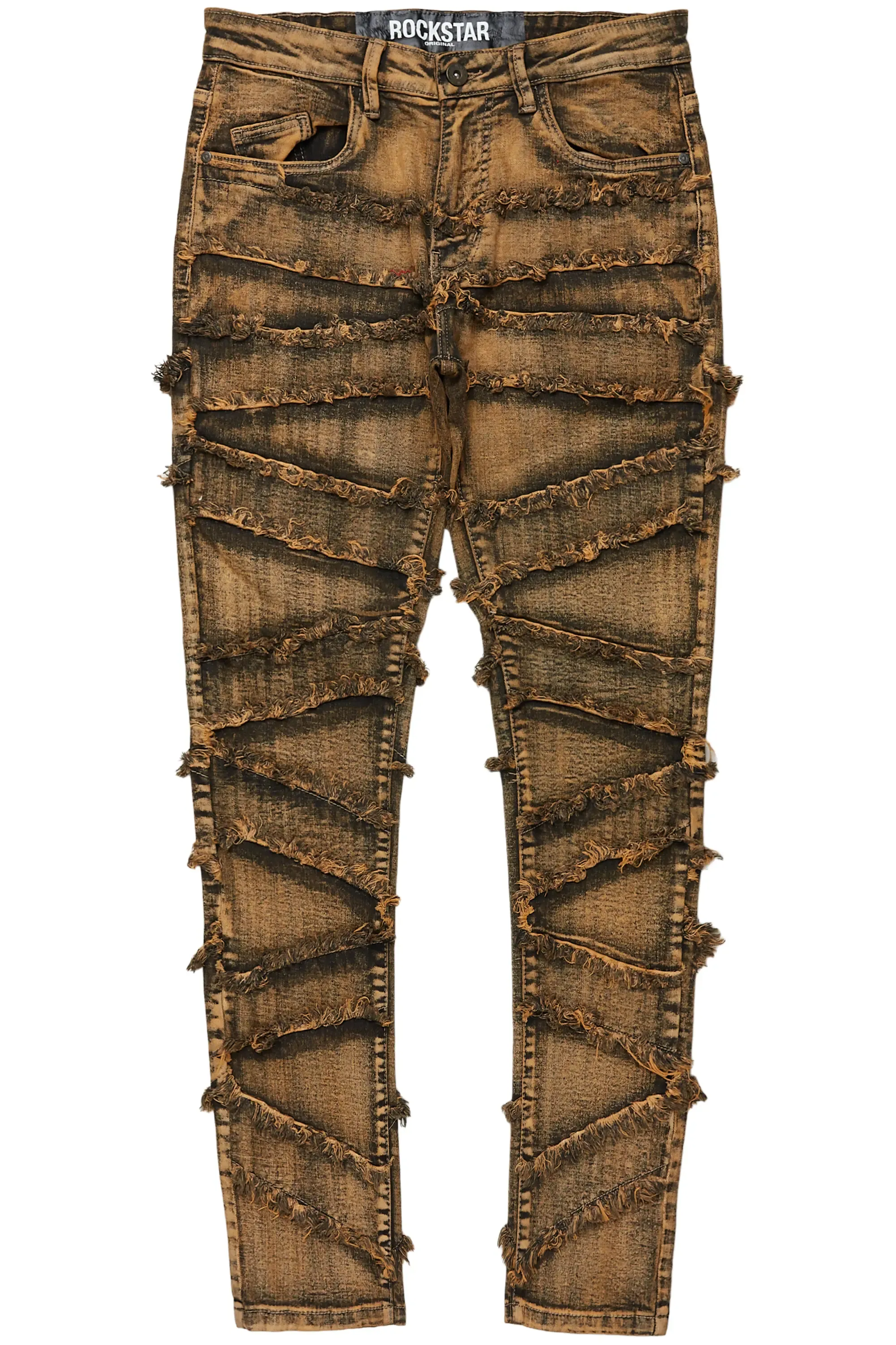 Ebrill Gold Patchwork Skinny Fit Jean sold by Rockstar Original product image thumbnail 2