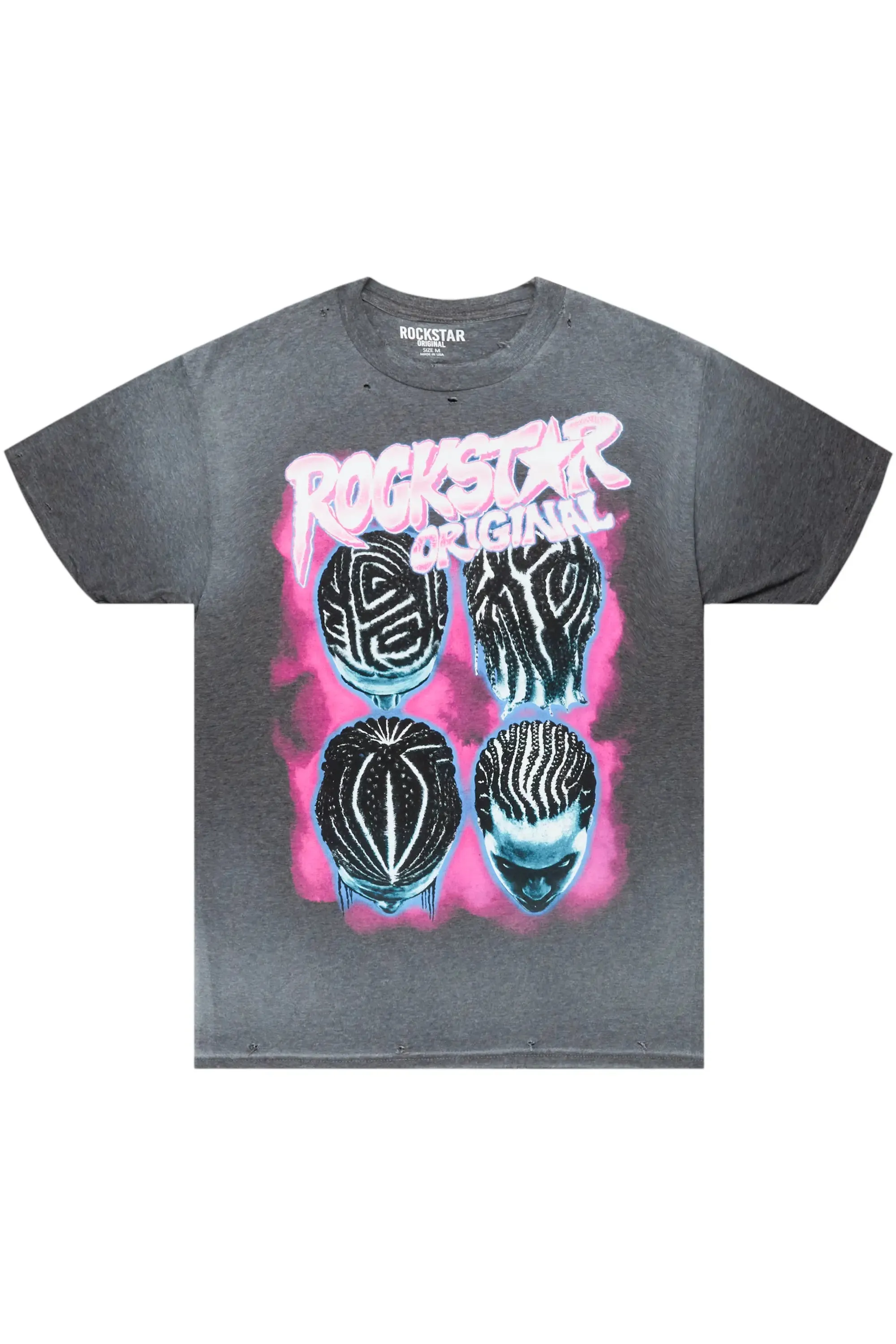 Barber Heather Charcoal Graphic T-Shirt sold by Rockstar Original product image thumbnail 2