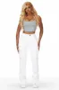 Kassidy White Stacked Flare Jean sold by Rockstar Original