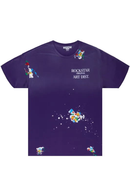 Palmer Purple Graphic T-Shirt made by Rockstar Original