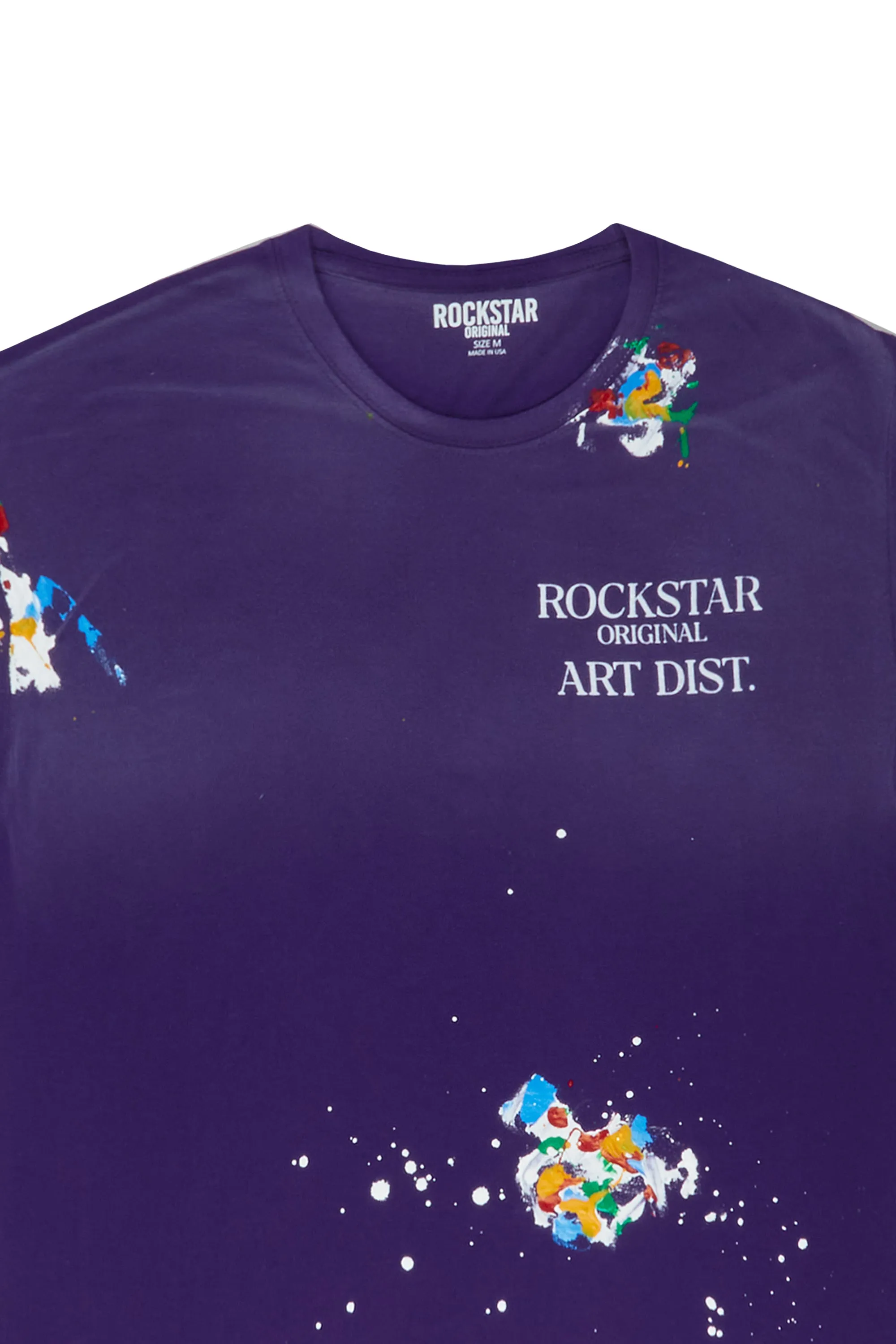 Palmer Purple Graphic T-Shirt sold by Rockstar Original product image thumbnail 2