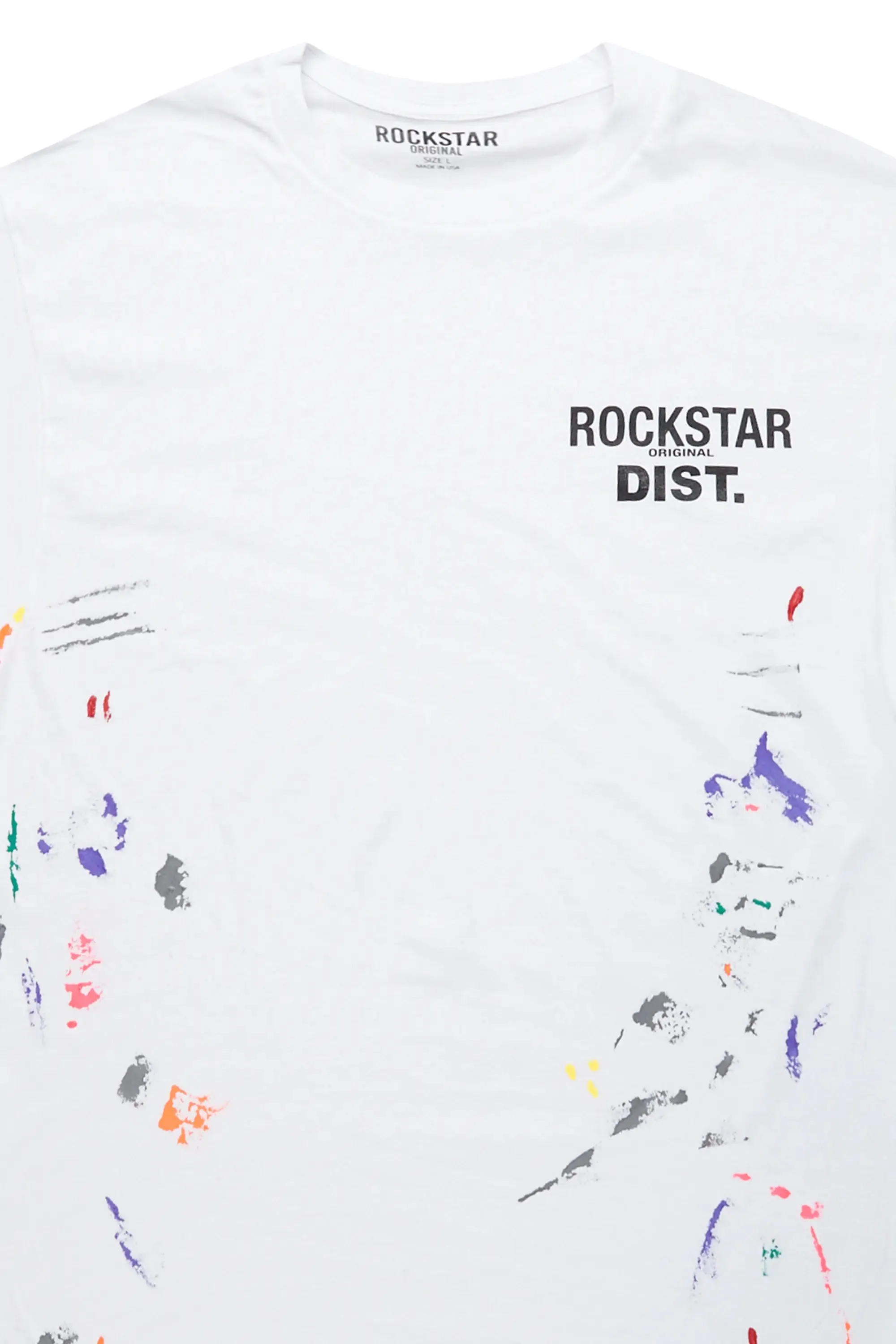 Xanto White Graphic T-Shirt sold by Rockstar Original product image thumbnail 3