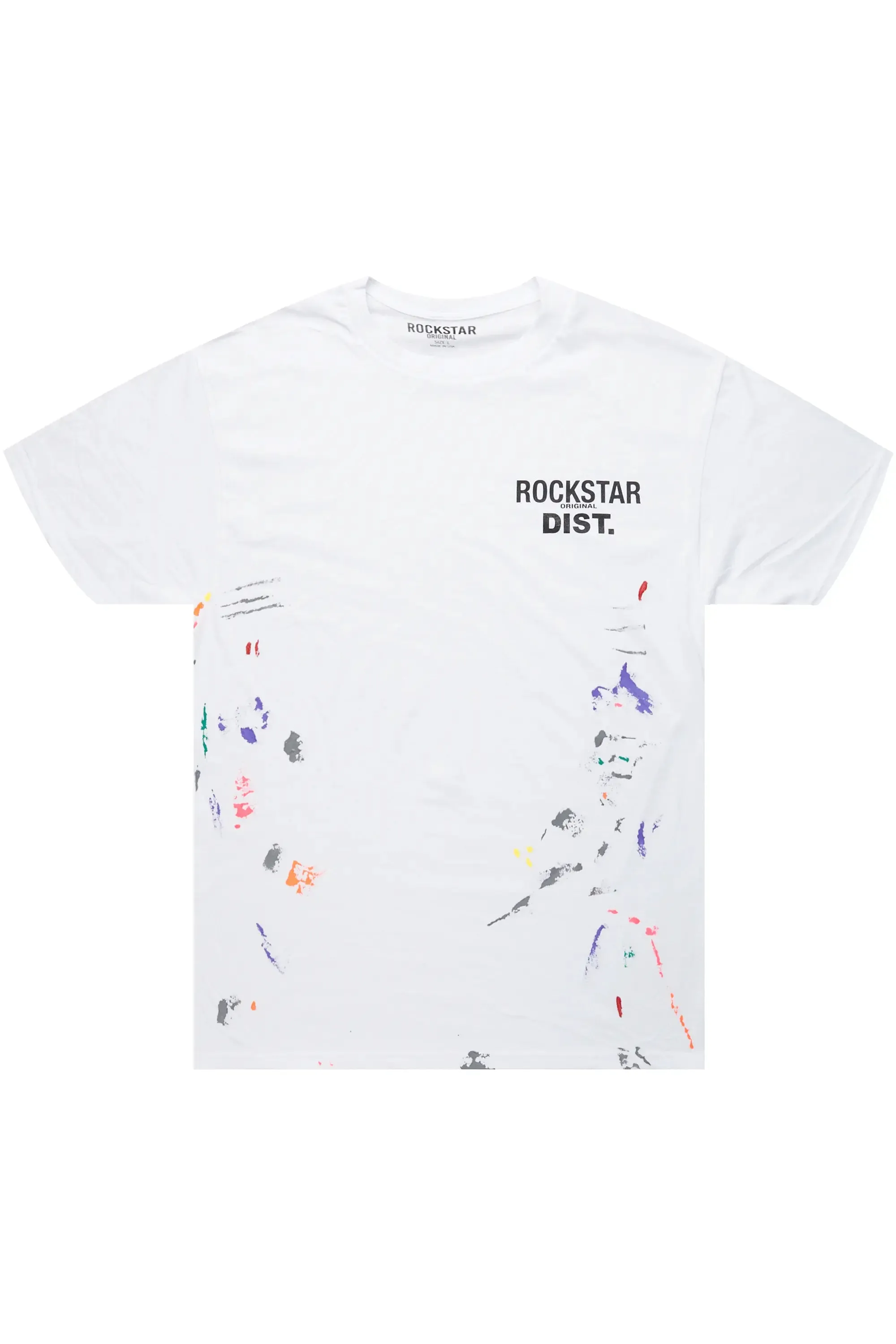 Xanto White Graphic T-Shirt sold by Rockstar Original