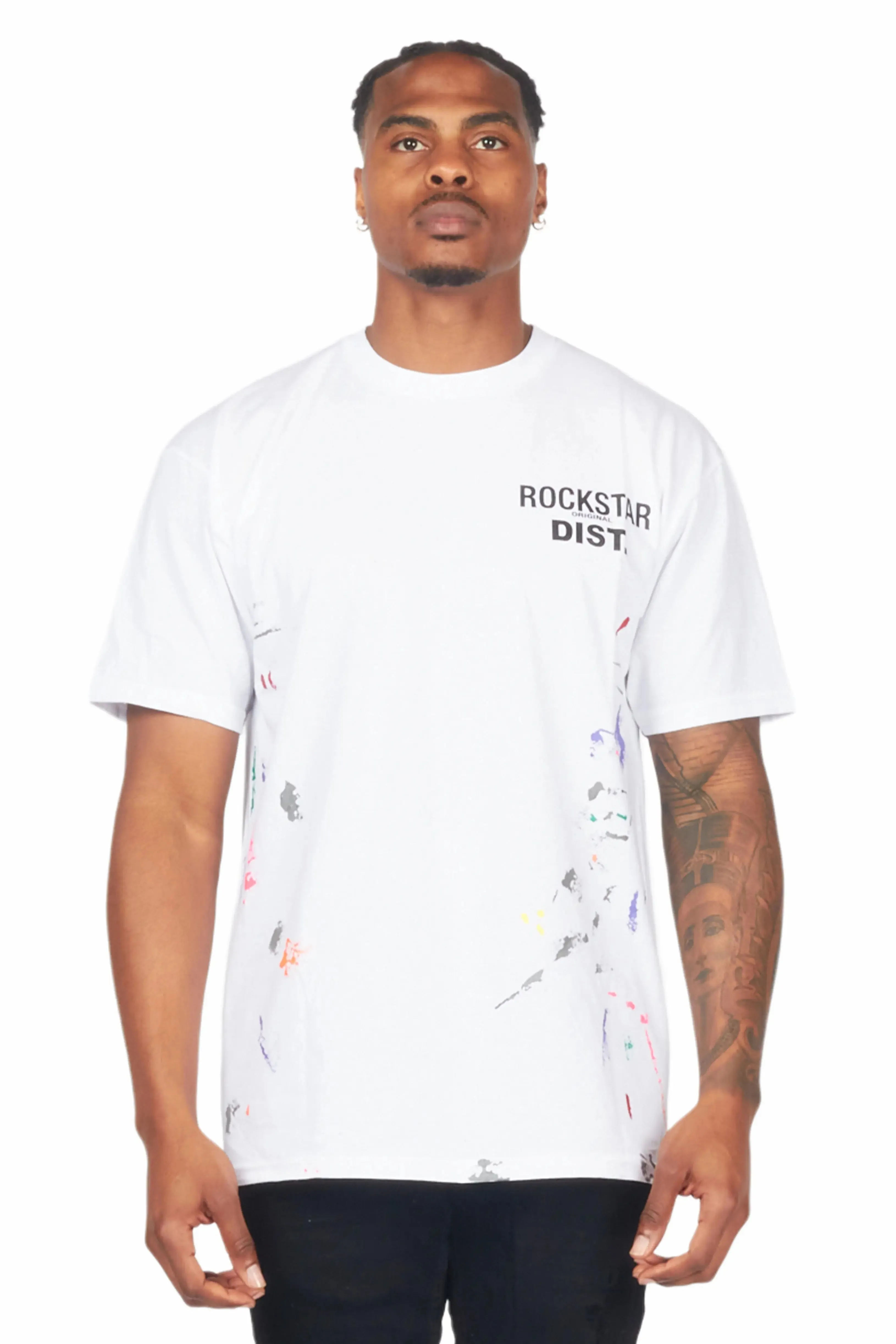 Xanto White Graphic T-Shirt sold by Rockstar Original product image thumbnail 2