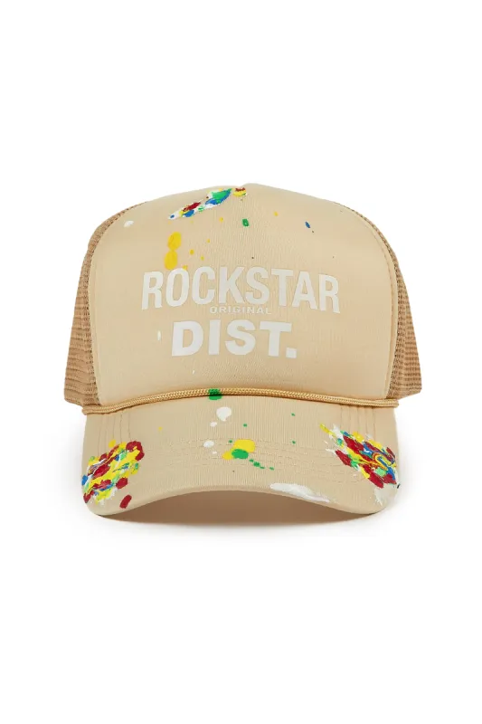 Neptune Beige Trucker Hat sold by Rockstar Original