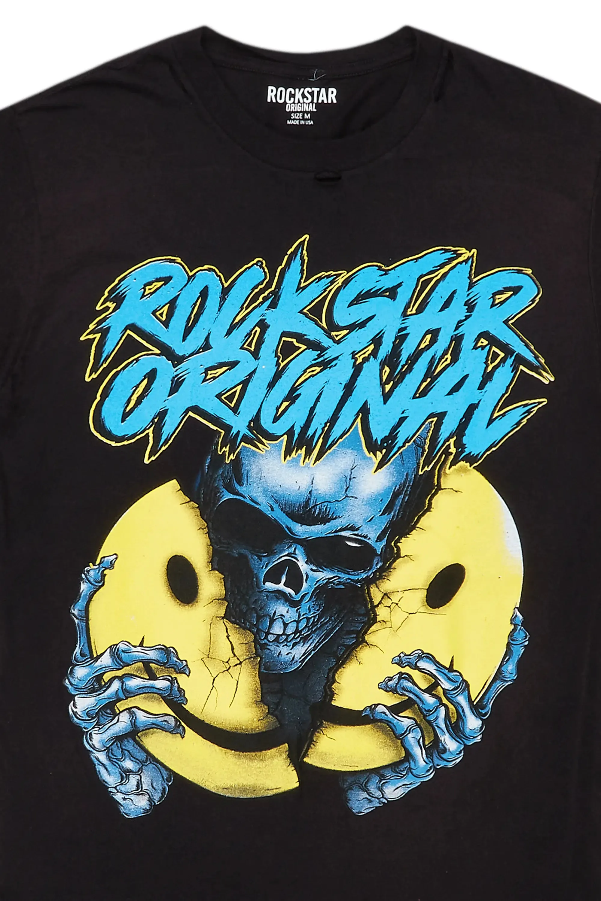 Flipt Black Graphic T-Shirt sold by Rockstar Original product image thumbnail 3