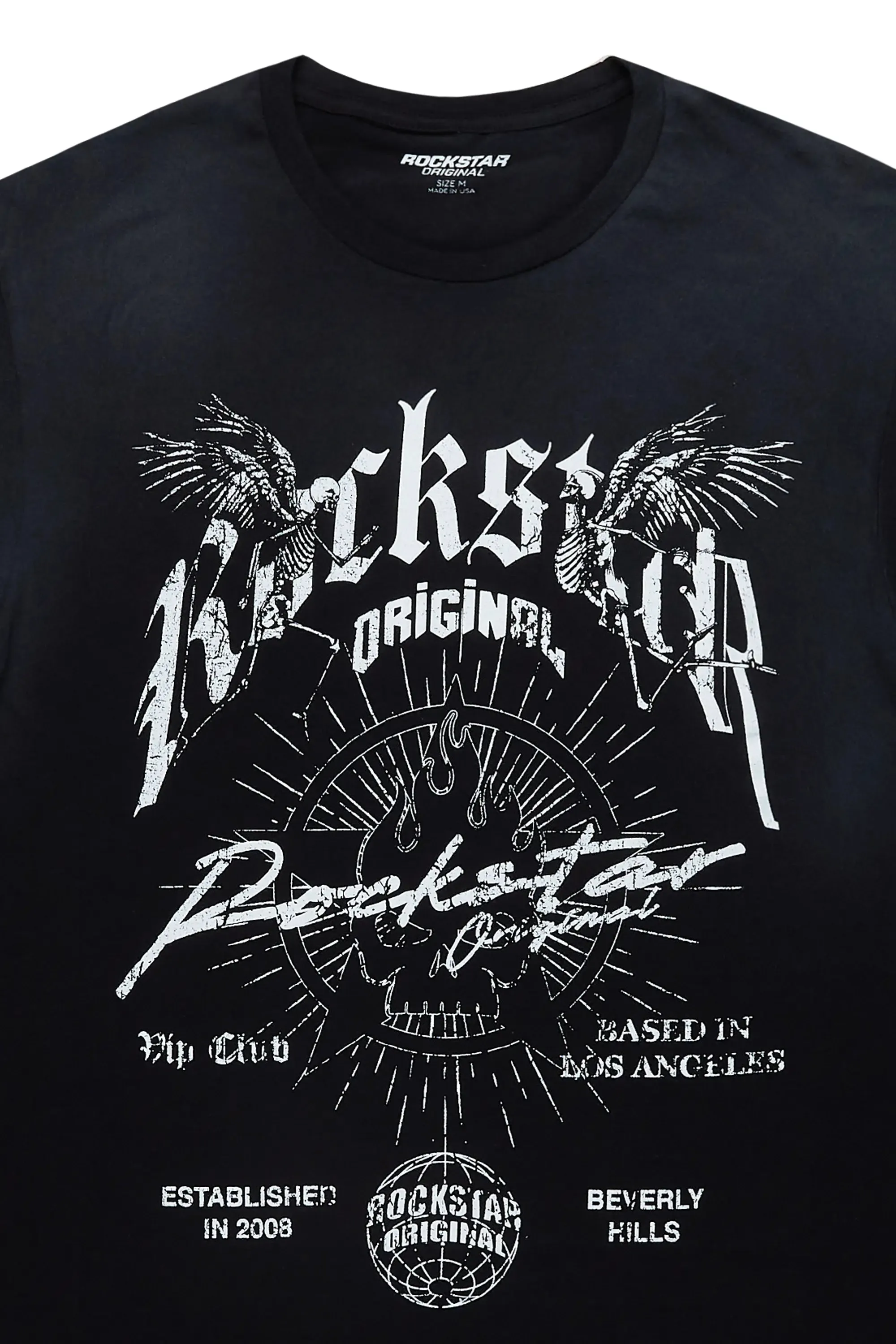 Tally Black Graphic T-Shirt sold by Rockstar Original product image thumbnail 2