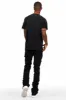 Gentry Black Stacked Flare Jean sold by Rockstar Original
