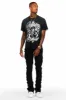 Gentry Black Stacked Flare Jean sold by Rockstar Original