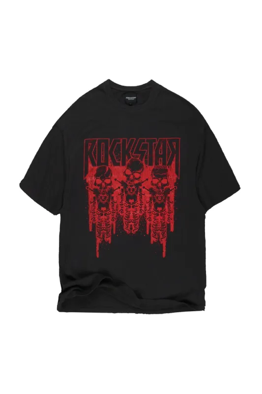 Sabbath Vintage Black Oversized T-Shirt made by Rockstar Original